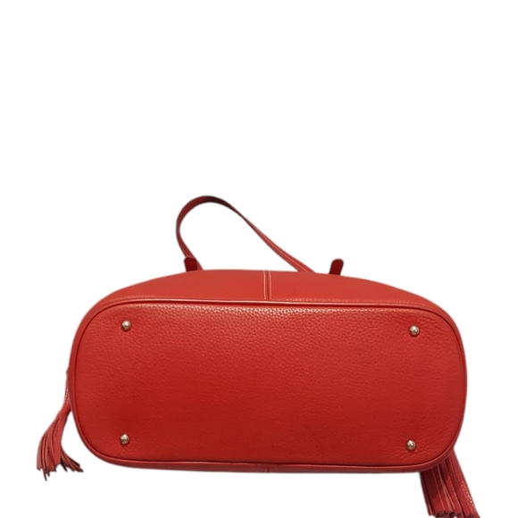 Dooney & Bourke Large Leather Davis Shoulder Tote Bag - Picture 8 of 16